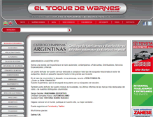 Tablet Screenshot of eltoquedewarnes.com.ar